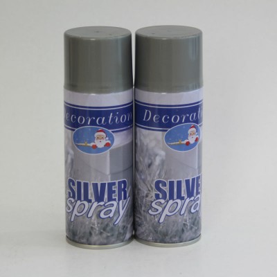 Sliver Glitter Christmas Spray